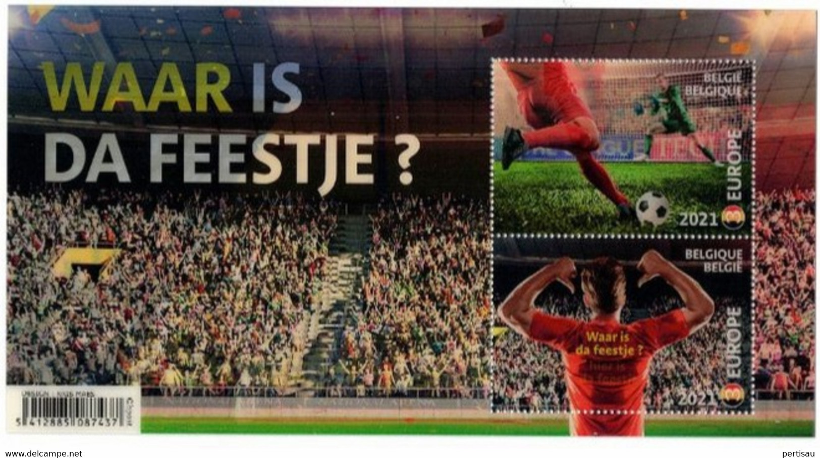 Europees Kampioenschap Voetbal 2021 - Unused Stamps