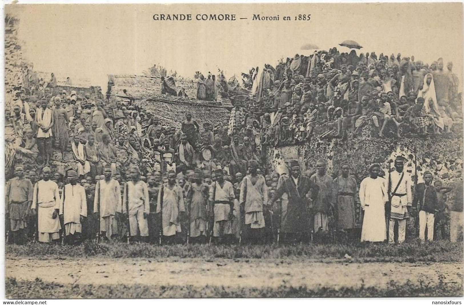 AFRIQUE. GRANDE COMORE.   MORONI EN 1885 - Komoren