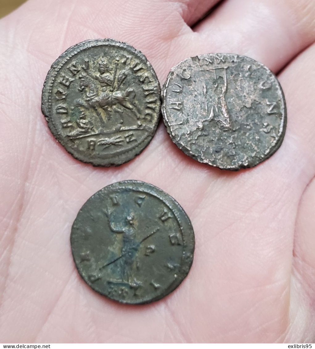 Lot De 3 Monnaies Romaines Type Antonin Antoninus Probus - Autres – Europe