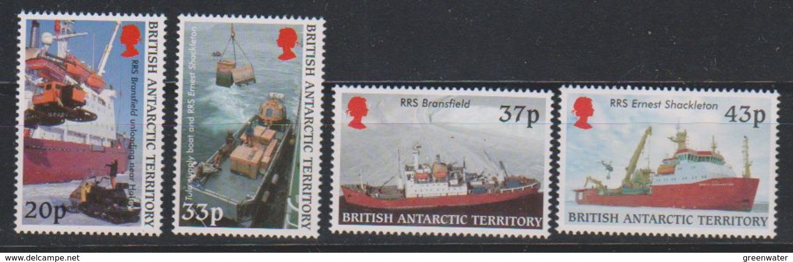 British Antarctic Territory (BAT)  2000 Survey Ships 4v ** Mnh (59512) - Ongebruikt