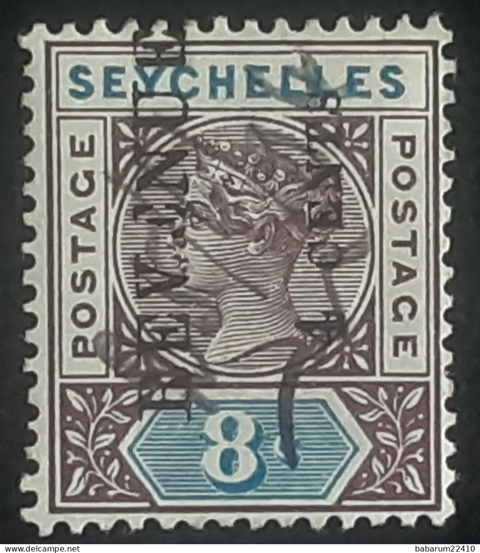 Revenue Surcharge à Gauche 1894 - 1902 - Seychelles (...-1976)