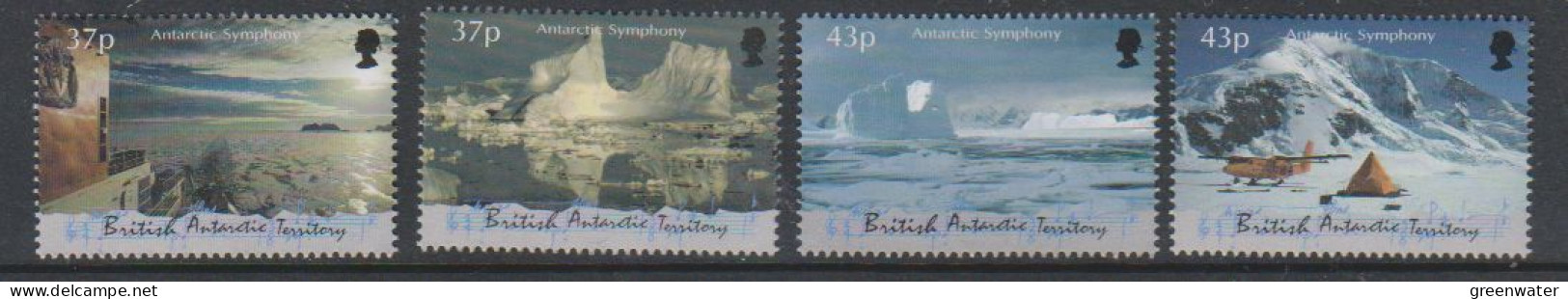 British Antarctic Territory (BAT) 2000 Antarctic Symphony 4v** Mnh (59512A) - Nuevos