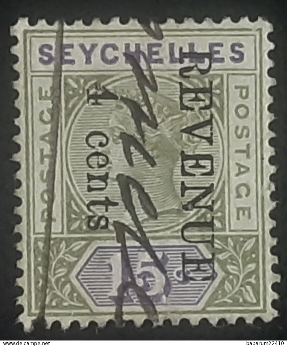 Revenue Surcharge à Droite 1894 - 1902 - Seychellen (...-1976)