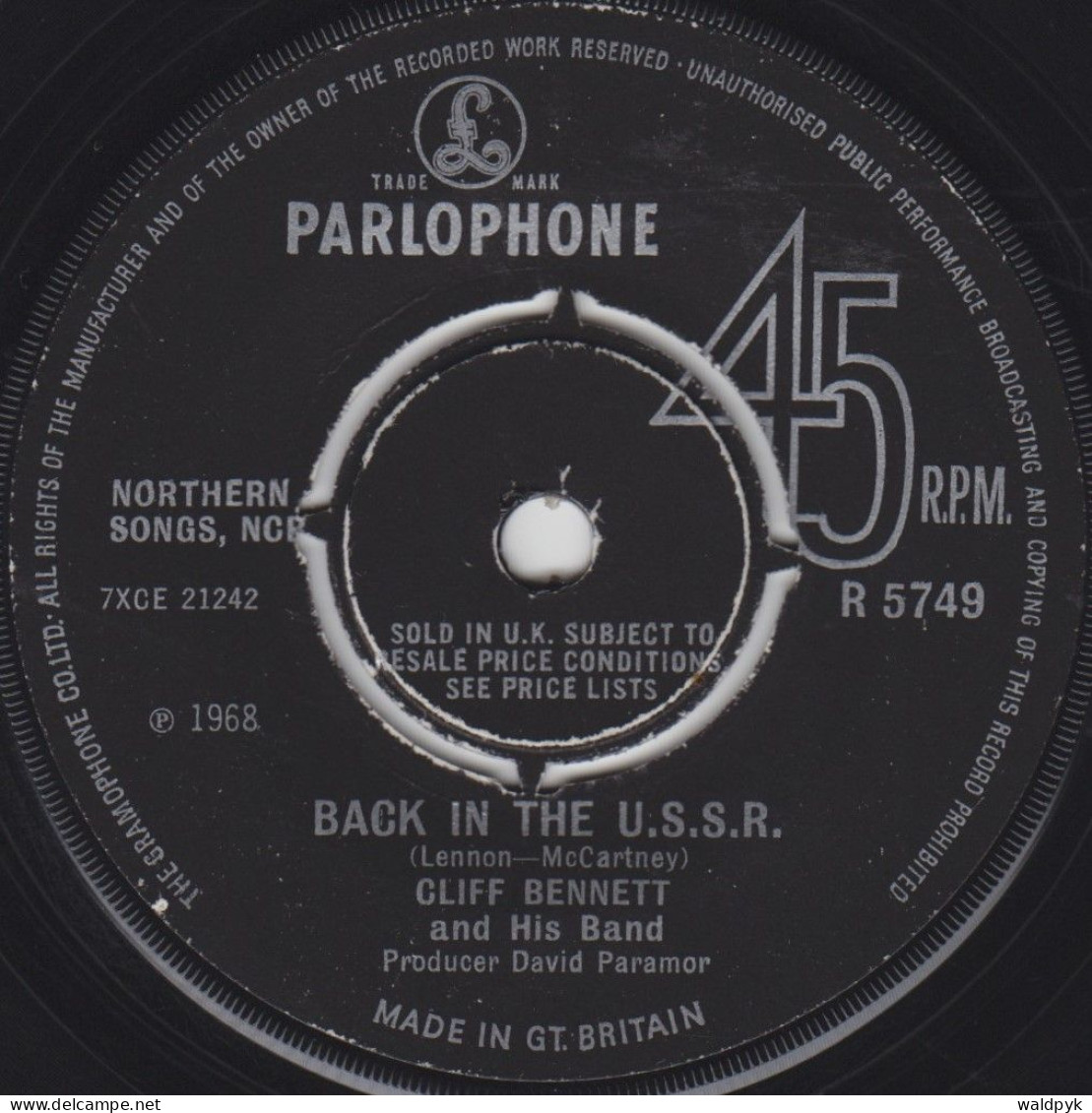 CLIFF BENNETT AND HIS BAND - Back In The U.S.S.R. - Autres - Musique Anglaise