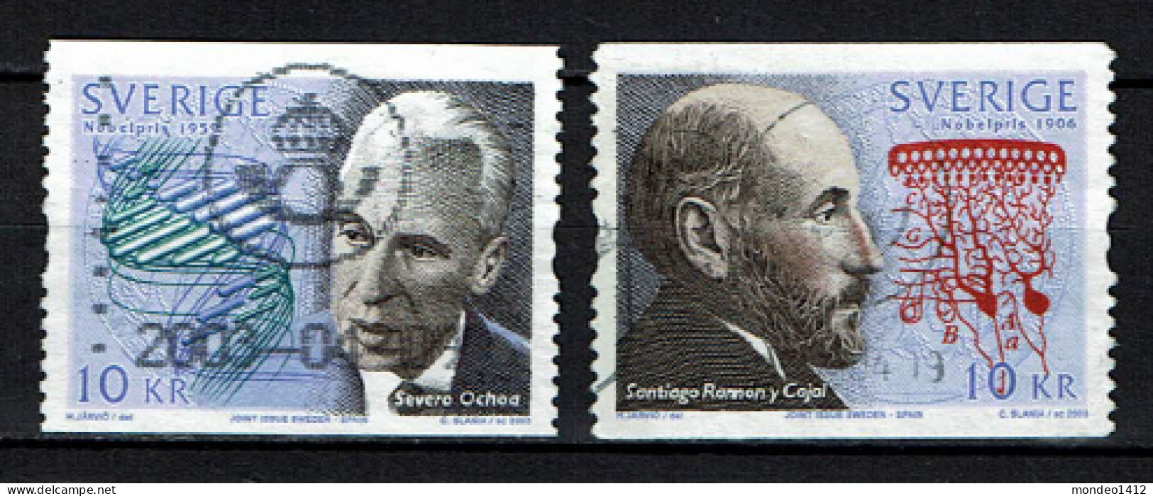 Sweden 2003 - Nobel Prize Winners In Medicine  - Used - Used Stamps