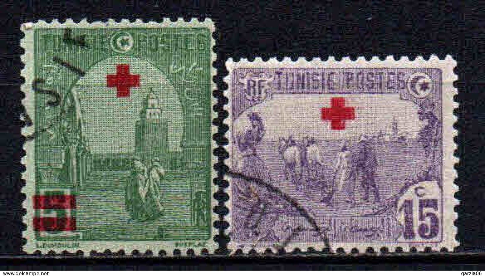 Tunisie  - 1915 - Croix Rouge   - N° 48/49 - Oblit - Used - Gebraucht