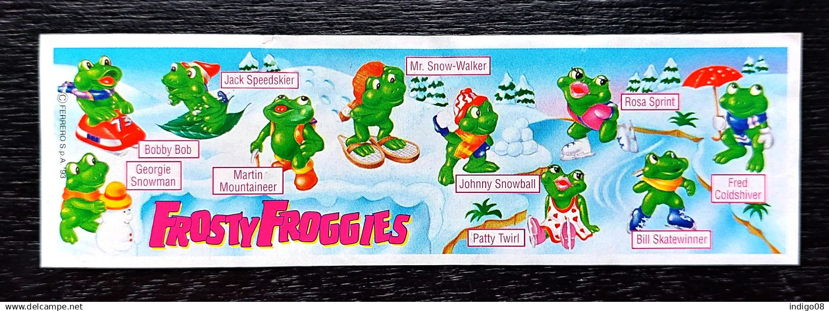 Bpz Papier Frosty Frogies (grenouilles Ranopla) GB UK 93 - Monoblocchi