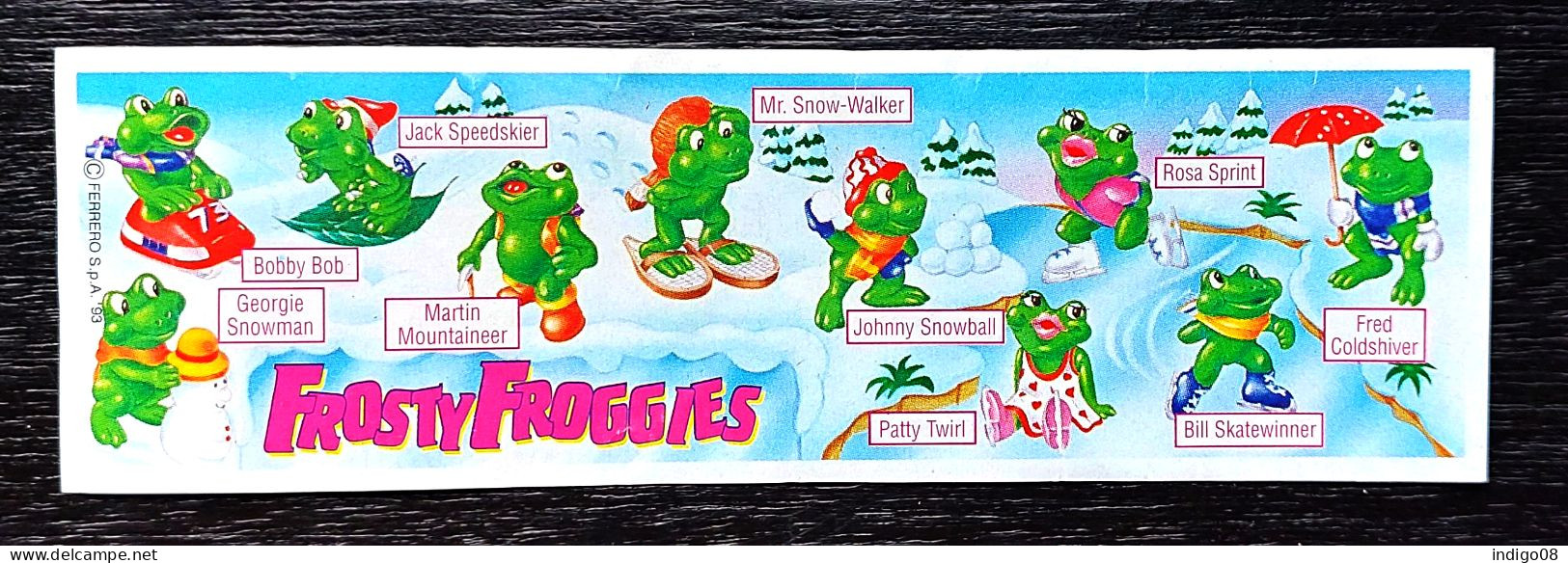 Bpz Papier Frosty Frogies (grenouilles Ranopla) GB UK 93 - Aufstellfiguren