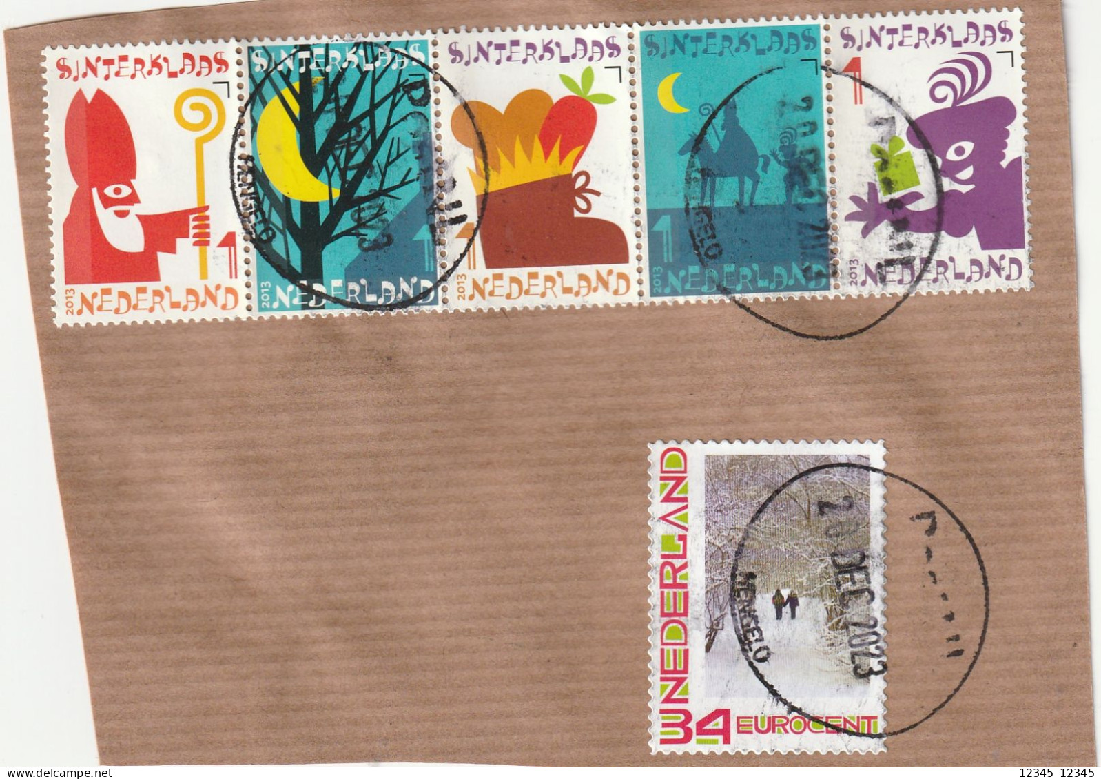 Nederland 2013, Gestempeld USED, NVPH 3108-3112, Sinterklaas - Used Stamps