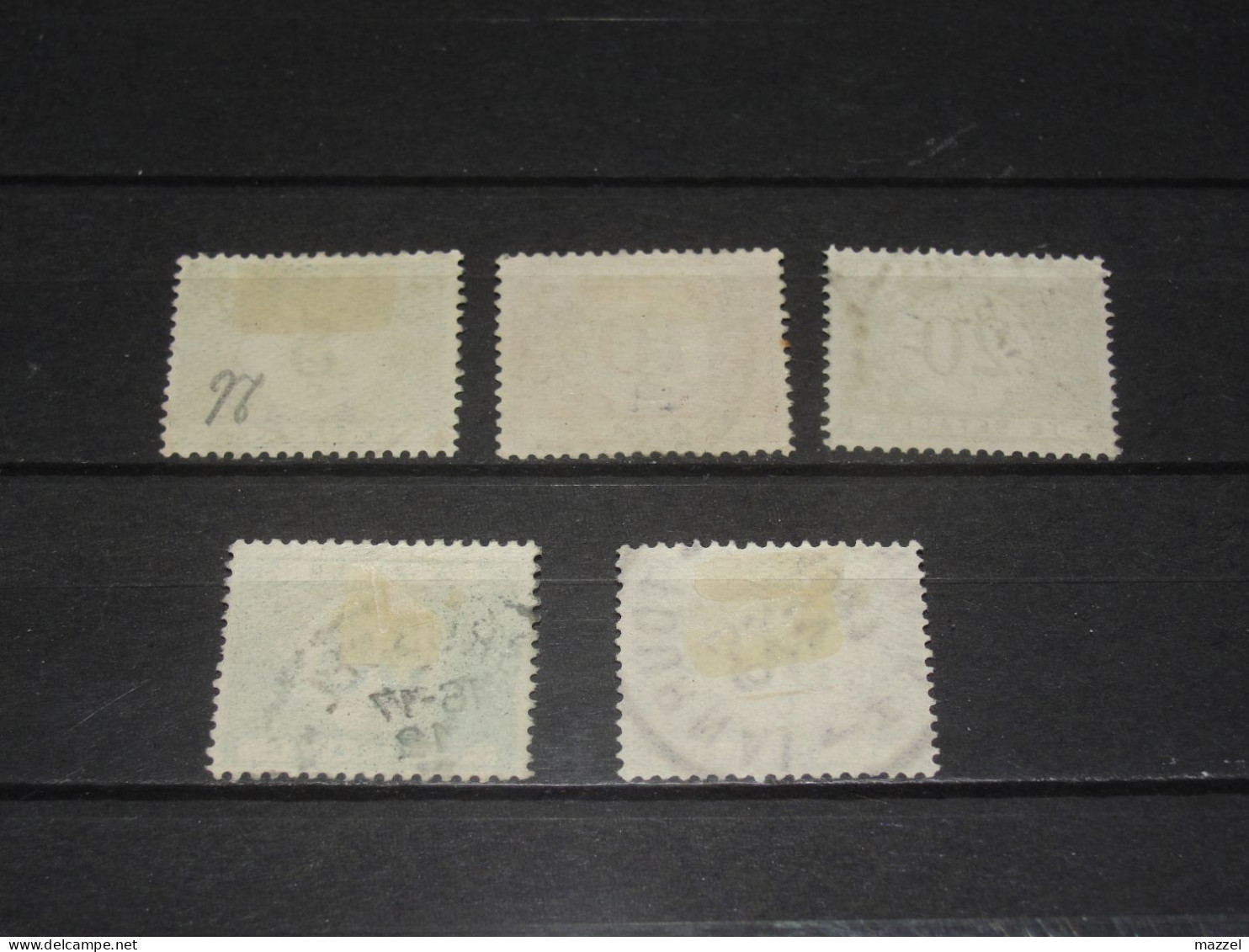 BELGIE  PORT  NUMMER  TX 12 A - 16 A   GEBRUIKT,  (USED), - Stamps