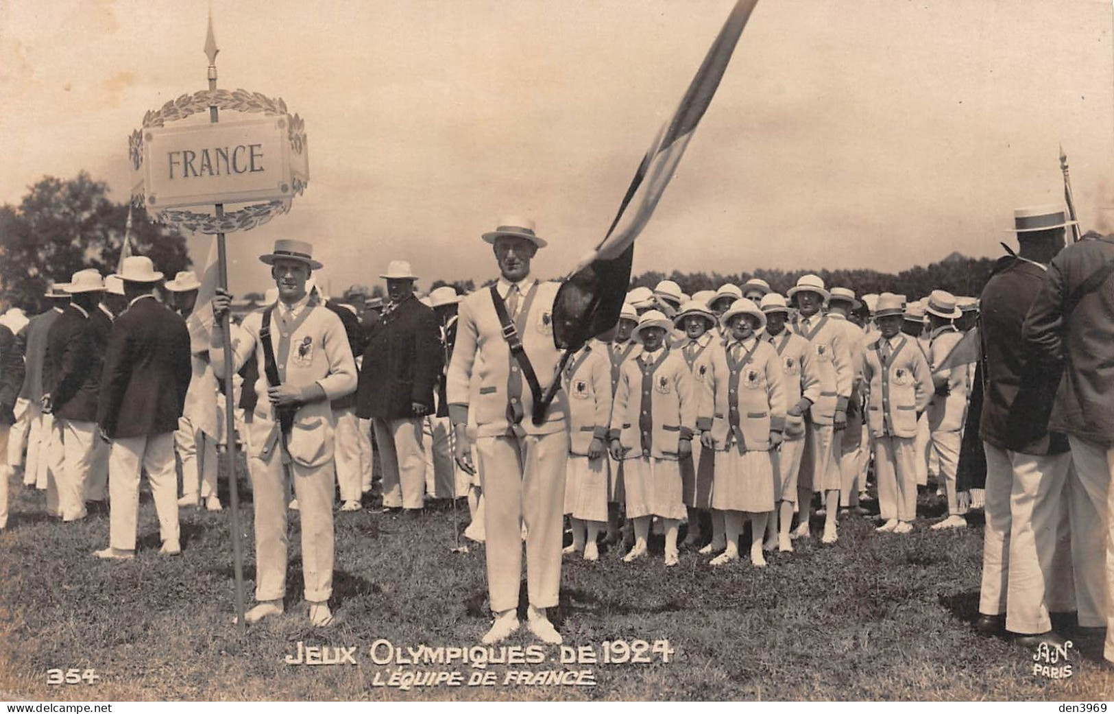 JEUX OLYMPIQUES De 1924 à Paris - L'Equipe De France - Editions A. Noyer - Olympische Spelen