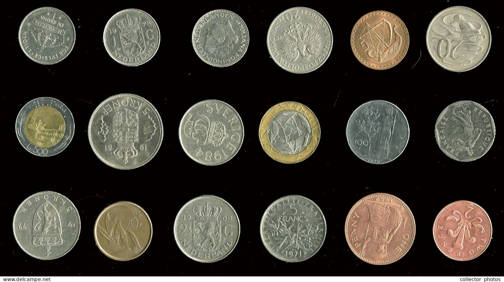 Europa¨Lot Of 18 Used Coins.All Different [de115] - Alla Rinfusa - Monete