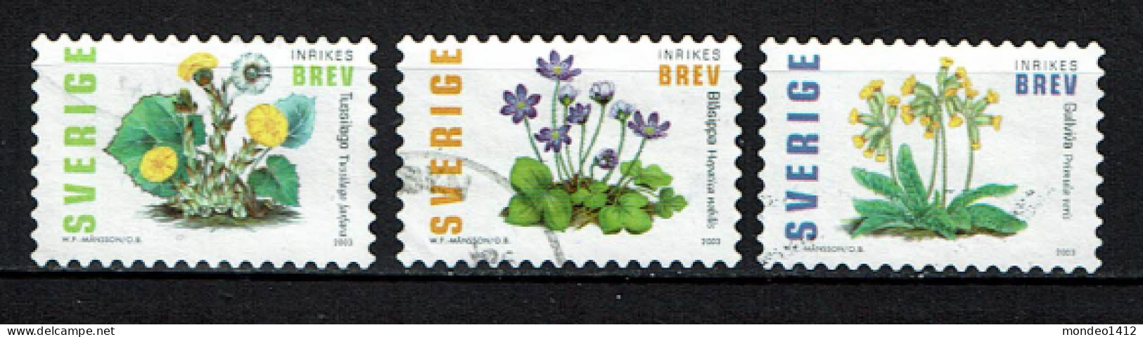 Sweden 2003 - Fleurs,Spring Flowers, Frühlingsblumen  - Used - Oblitérés