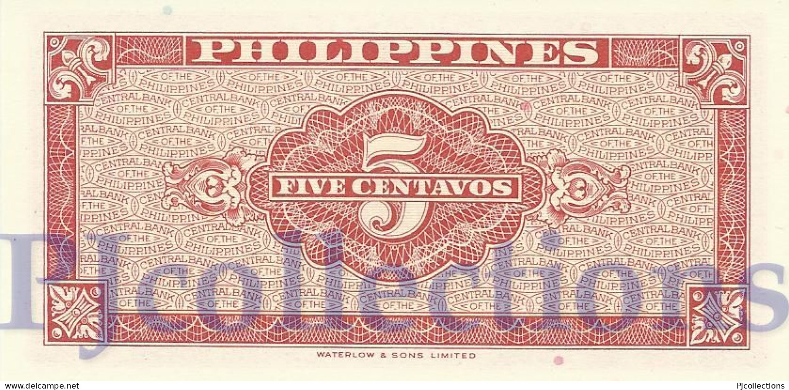 PHILIPPINES 5 CENTAVOS 1949 PICK 126a UNC - Philippines