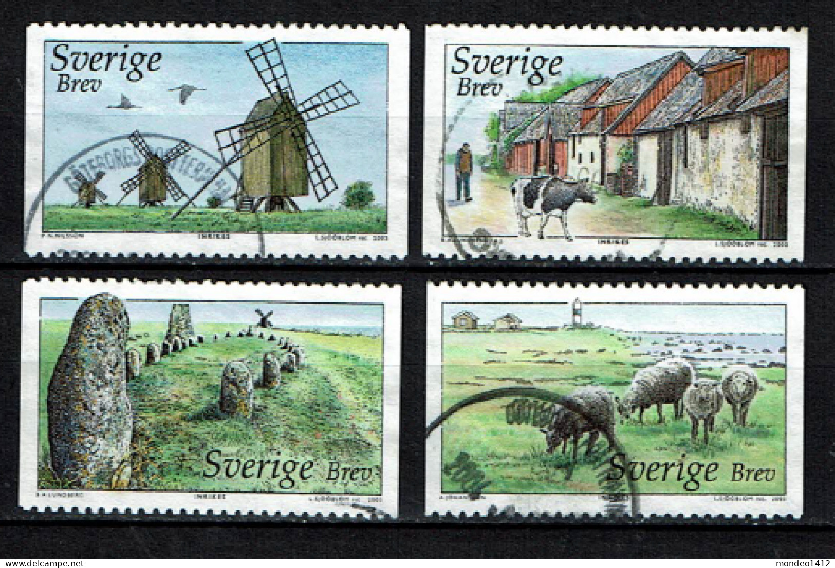 Sweden 2003 - World Heritage - Öland Moorland  - Used - Used Stamps