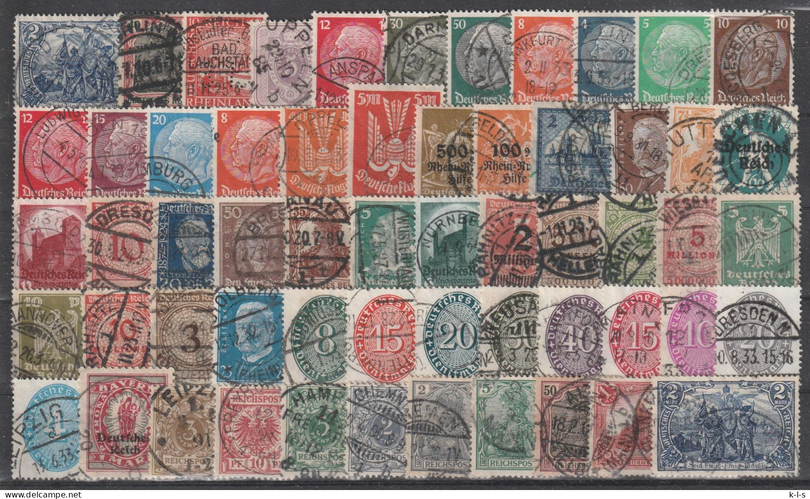 Deutsches Reich: Posten Mit Div. Versch. Werten,  Gestpl./used - Lots & Kiloware (mixtures) - Max. 999 Stamps