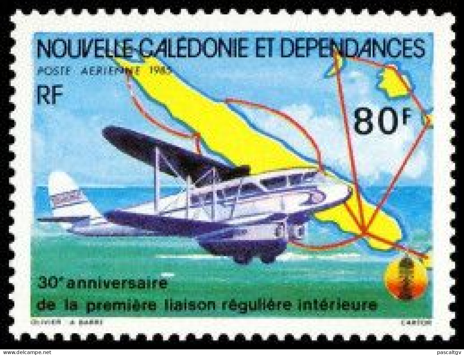 Nouvelle Calédonie - 1985 - PA N° 247  ** - Nuovi