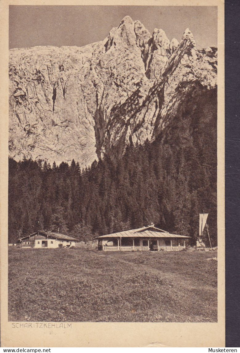 Deutsches Reich PPC Scharitzkehalm Bayrischen Alpen Im Sommer BERCHTESGADEN 1923 SALZBURG (2 Scans) - Berchtesgaden