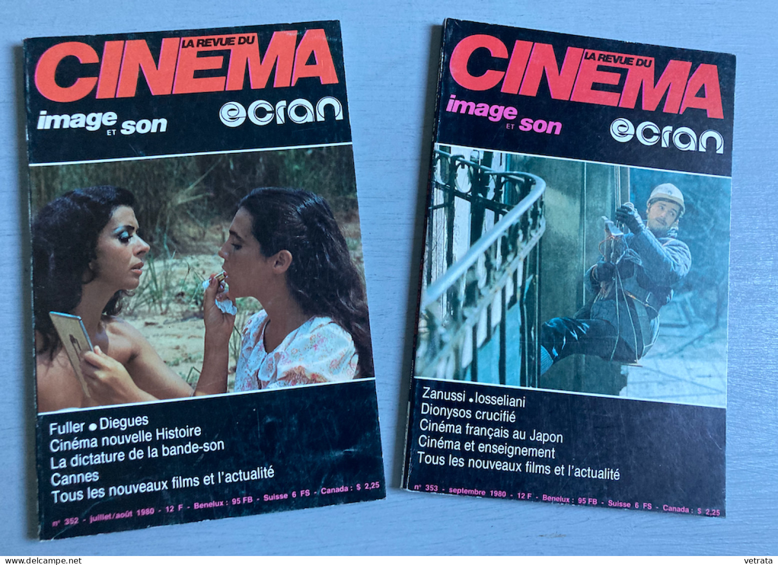 9 N° De La Revue Du Cinéma Image & Son (1978/81) = N°331/347/349/353/350/352/357/361 & 364 - Cinema
