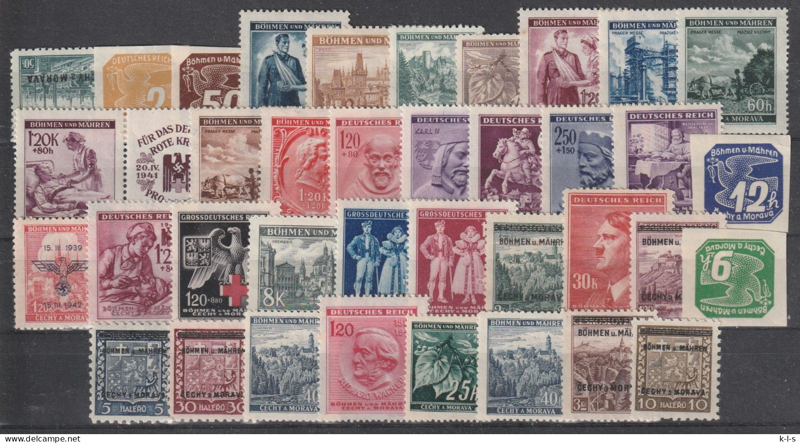 Böhmen Und Mähren: Posten Mit Div. Versch. Werten,  **/MNH - Lots & Kiloware (mixtures) - Max. 999 Stamps
