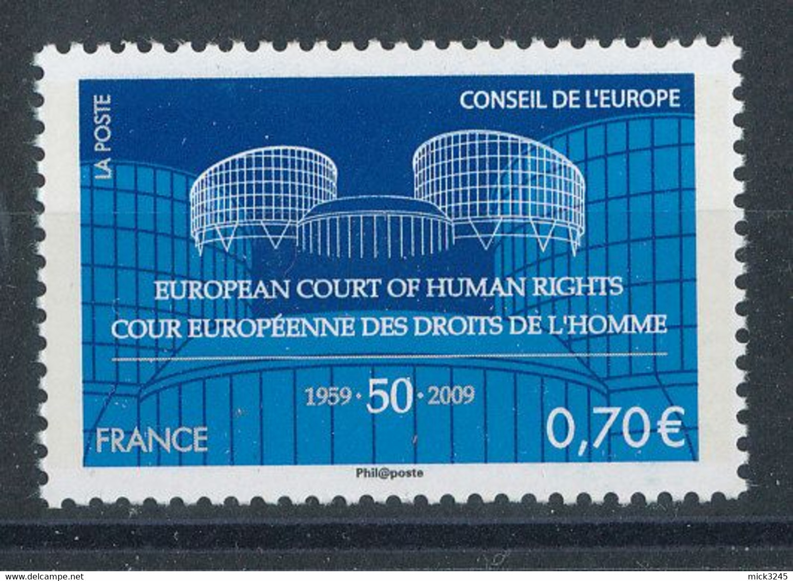 143** Conseil De L'Europe 2009 - Mint/Hinged