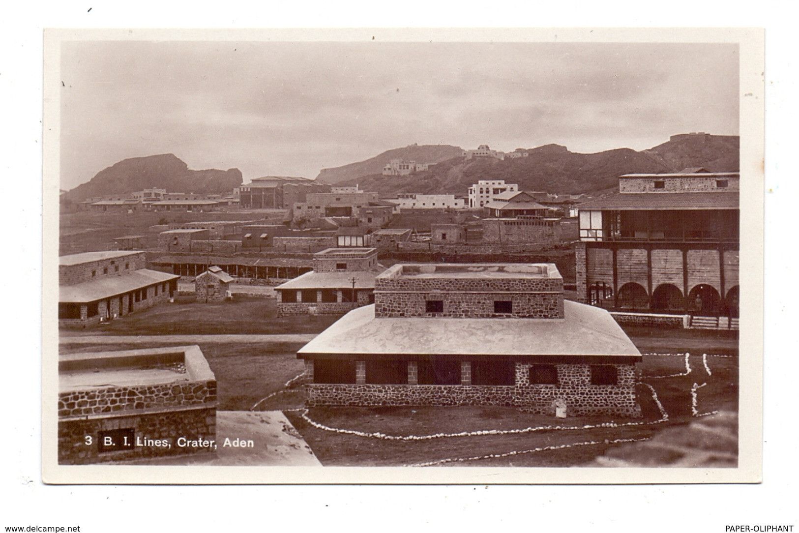 YEMEN - ADEN, B. I. Lines, Crater - Yémen