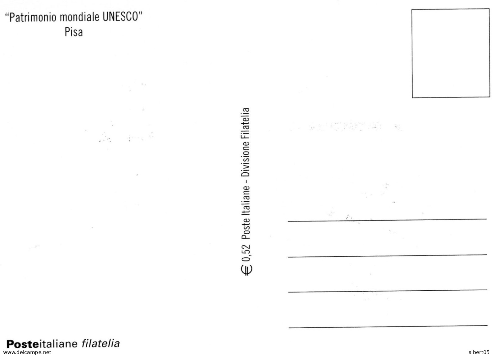 Pise - Patrimoine Mondial De L'Unescoo - Riccione 2002 - Patrimonio Mondiale UNESCO Pisa - 2001-10: Poststempel