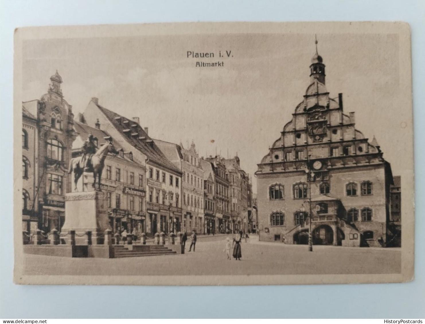 Plauen Im Vogtland, Altmarkt, Diverse Geschäfte, 1910 - Plauen