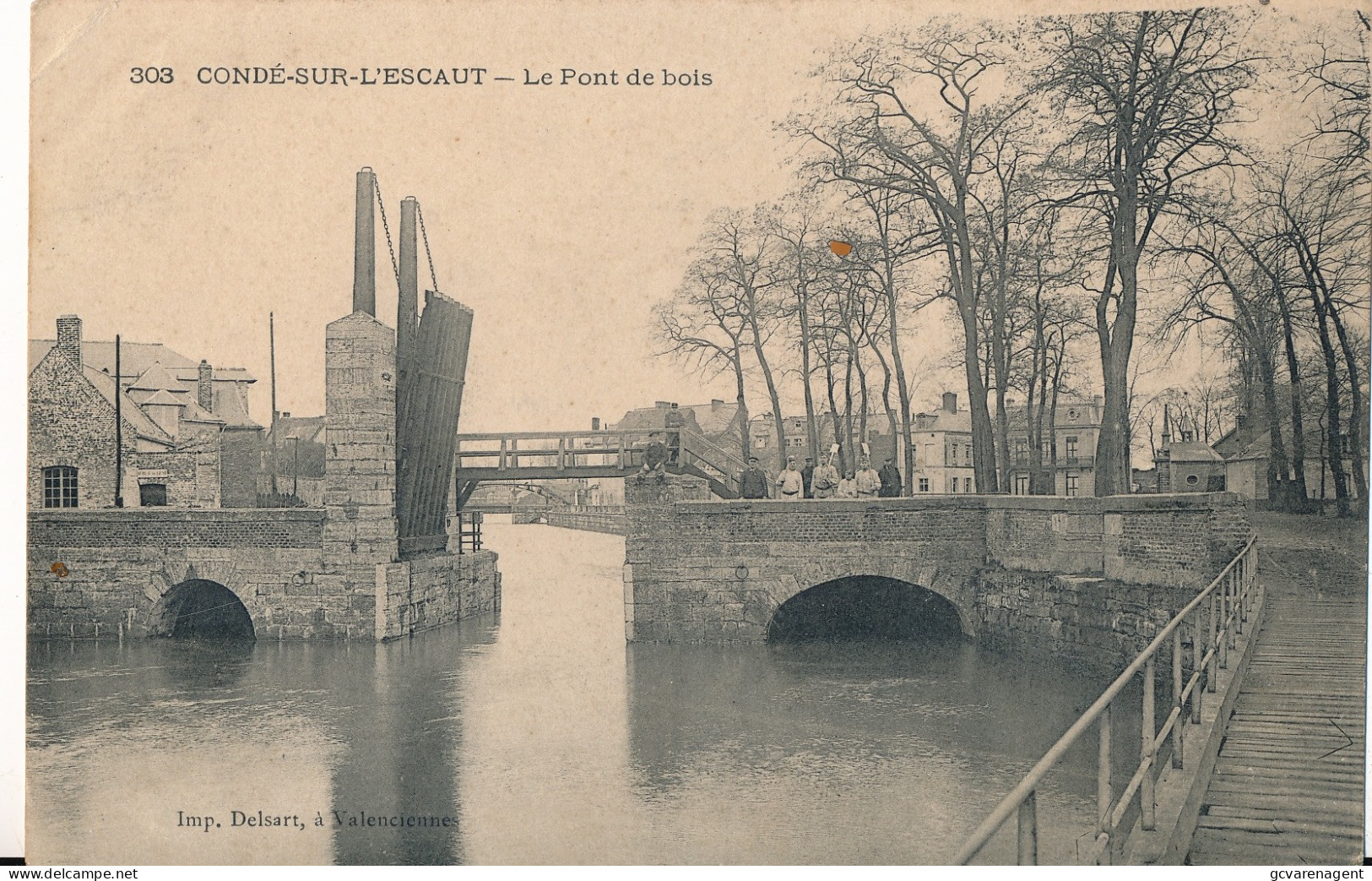 CONDE SUR L'ESCAUT  LE PONT DE BOIS                         VOIR IMAGES - Conde Sur Escaut