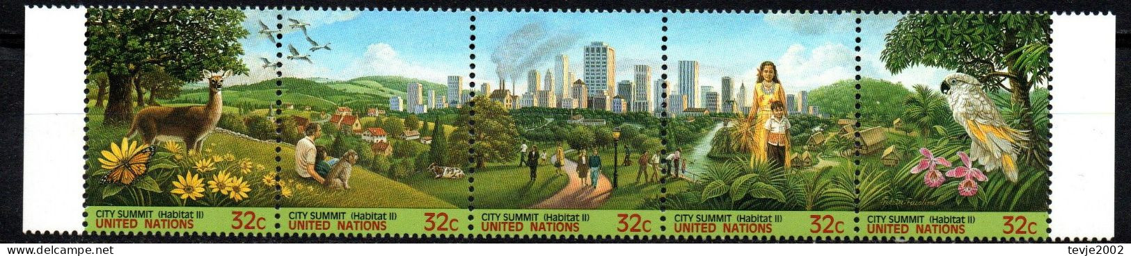 UNO UN New York 1996 - Mi.Nr. 711 - 715 - Postfrisch MNH - Unused Stamps