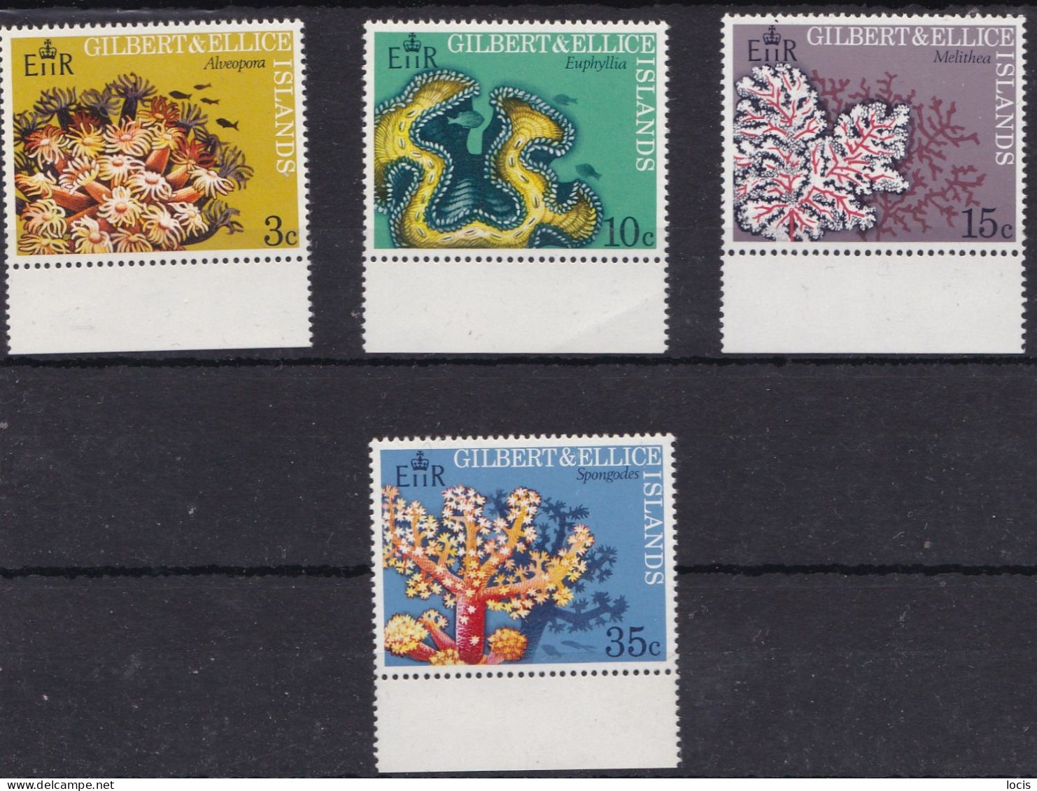 GILBERT Y ELLICE 1972 MNH**- CORALL - Coquillages