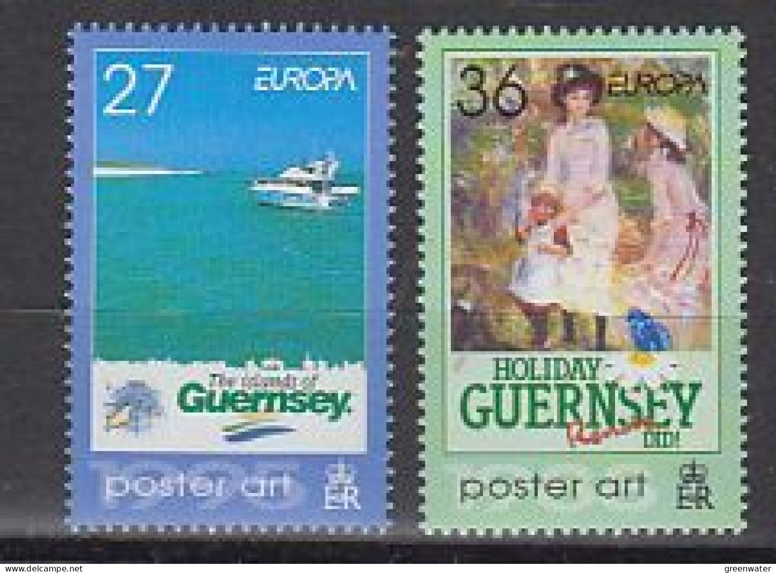 Europa Cept 2003 Guernsey 2v ** Mnh (59515A) - 2003