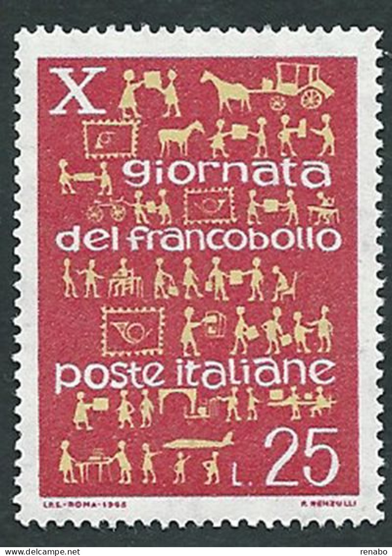 Italia, Italy, Italien, Italie 1968; Giornata Del Francobollo. Nuovo. - Journée Du Timbre