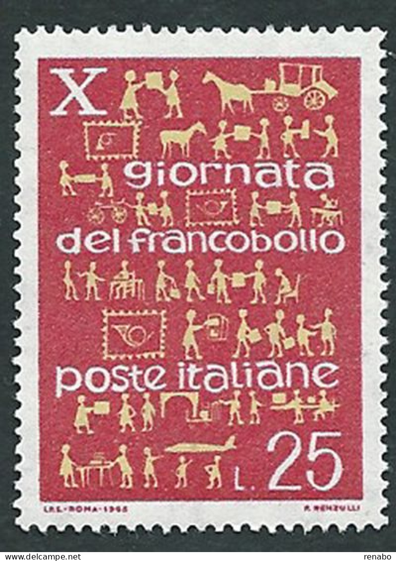 Italia, Italy, Italien, Italie 1968; Giornata Del Francobollo. Nuovo. - Día Del Sello