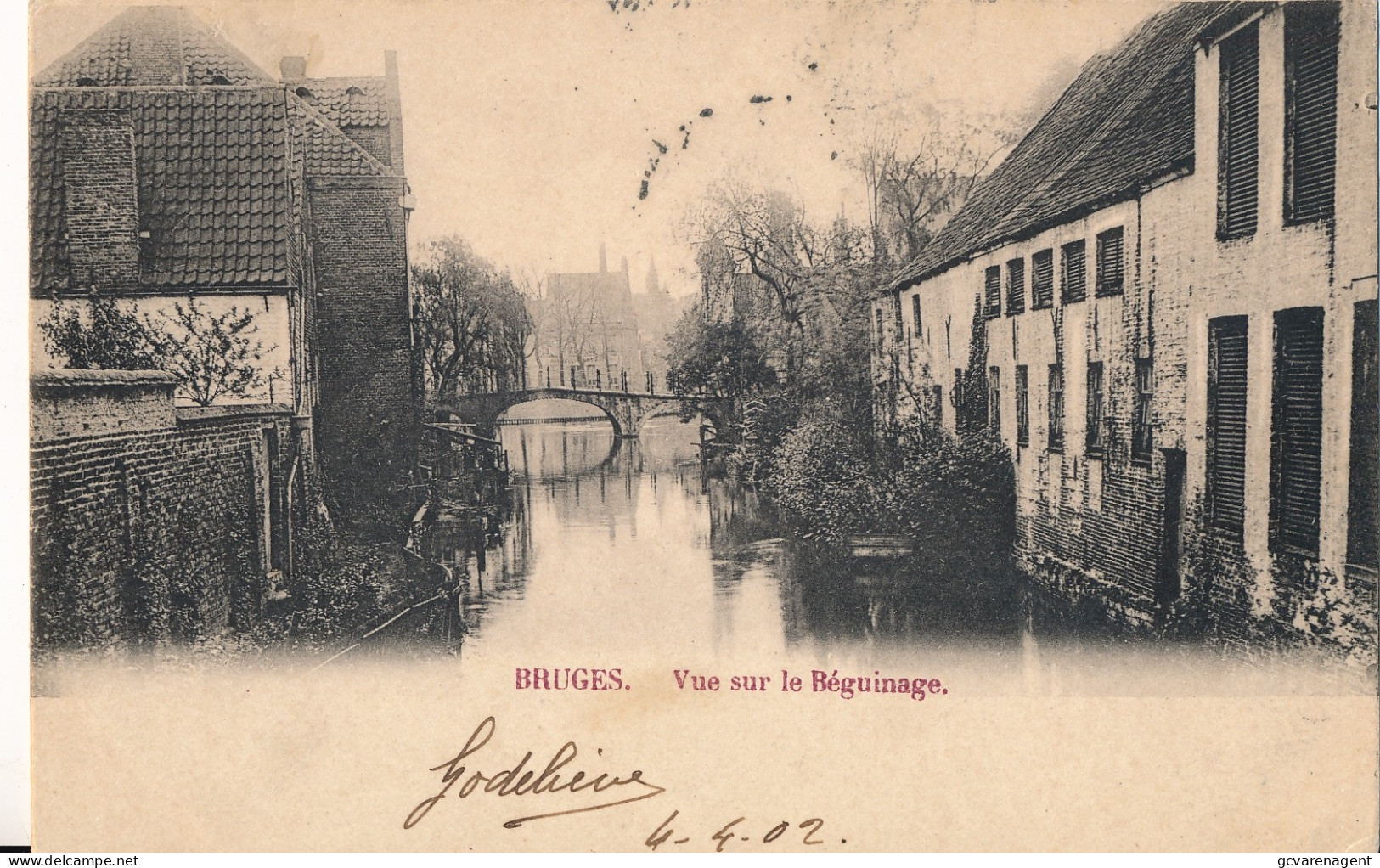 BRUGGE     VUE SUR LE BEGUINAGE                        VOIR IMAGES - Brugge