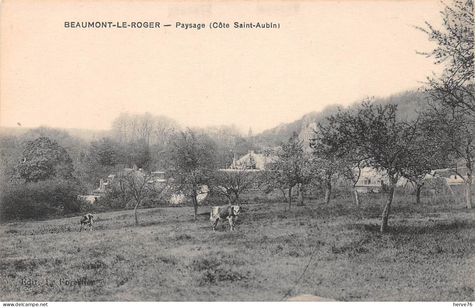 BEAUMONT LE ROGER - Paysage (Côte Saint-Aubin) - Beaumont-le-Roger