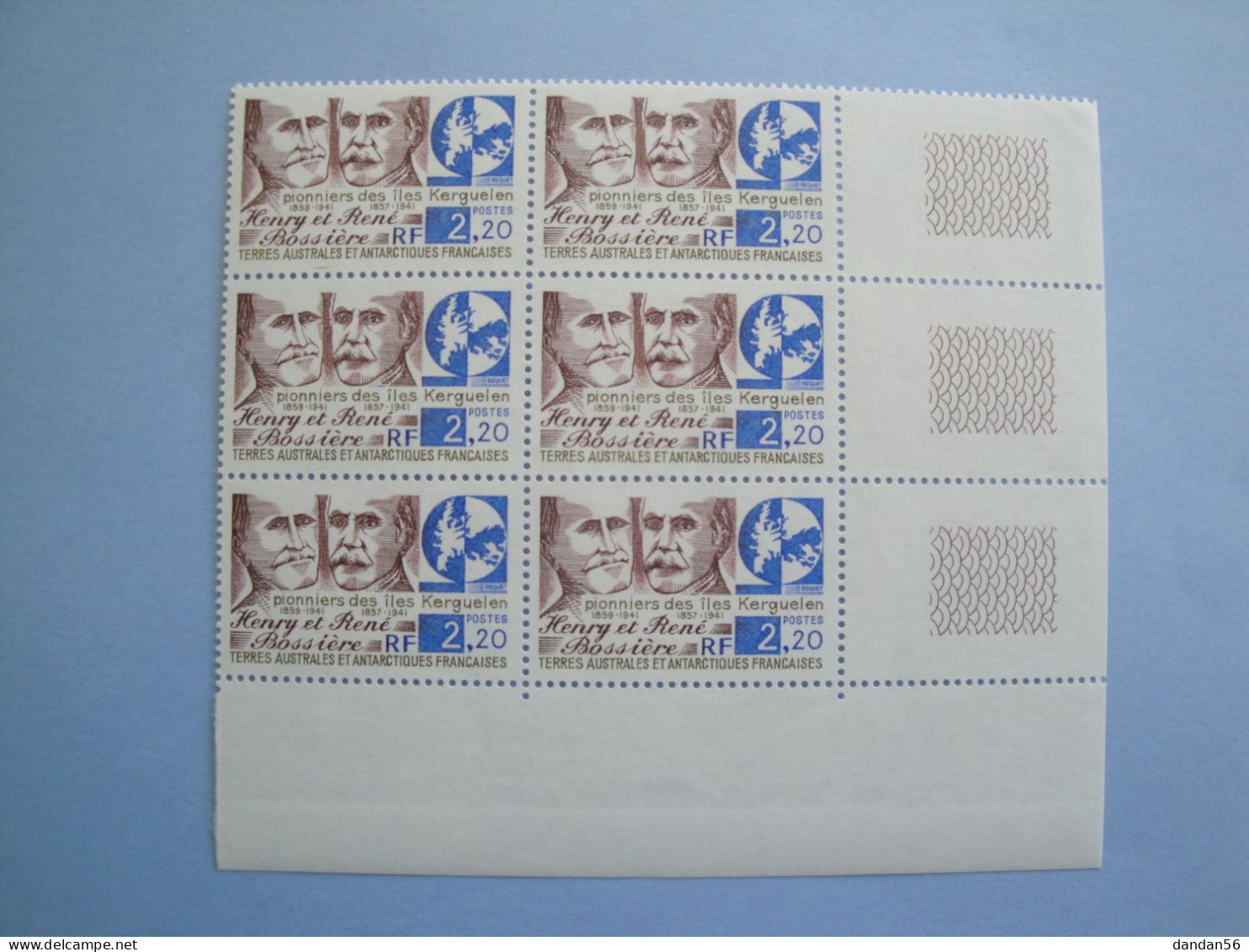 TAAF FSAT 1989 Yvert 147 ** MNH X 6  Cote 8.40 €  H Et R Bossières  Je Liquide - Ongebruikt