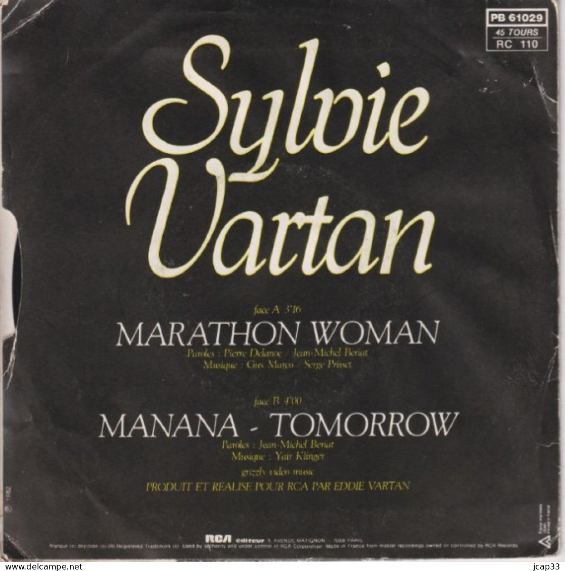 SYLVIE VARTAN  -  MARATHON WOMAN  -  1982  - - Andere - Franstalig