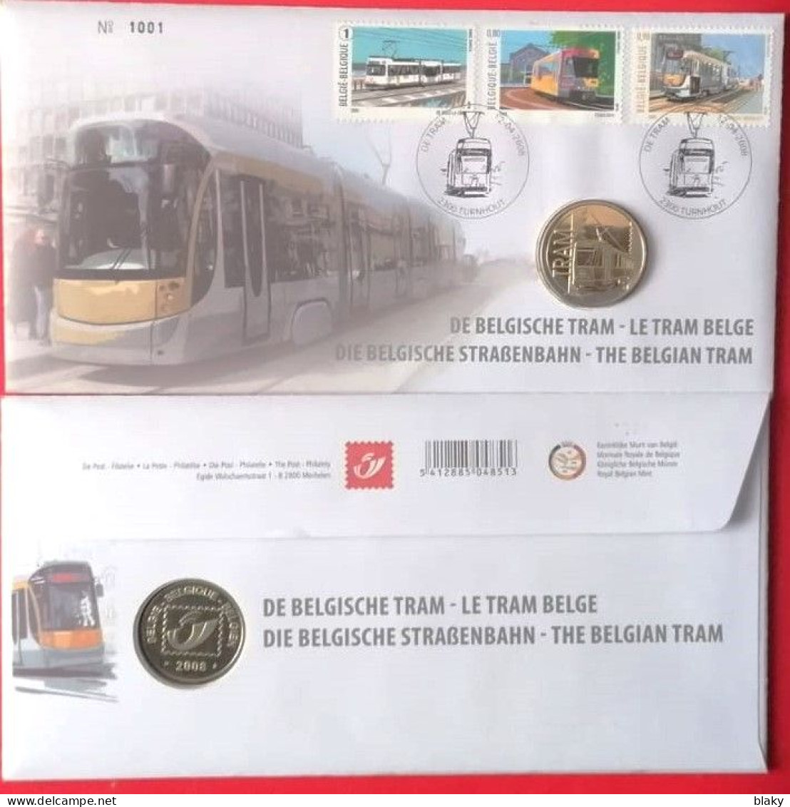 2008-TRAM BELGE - Numisletter