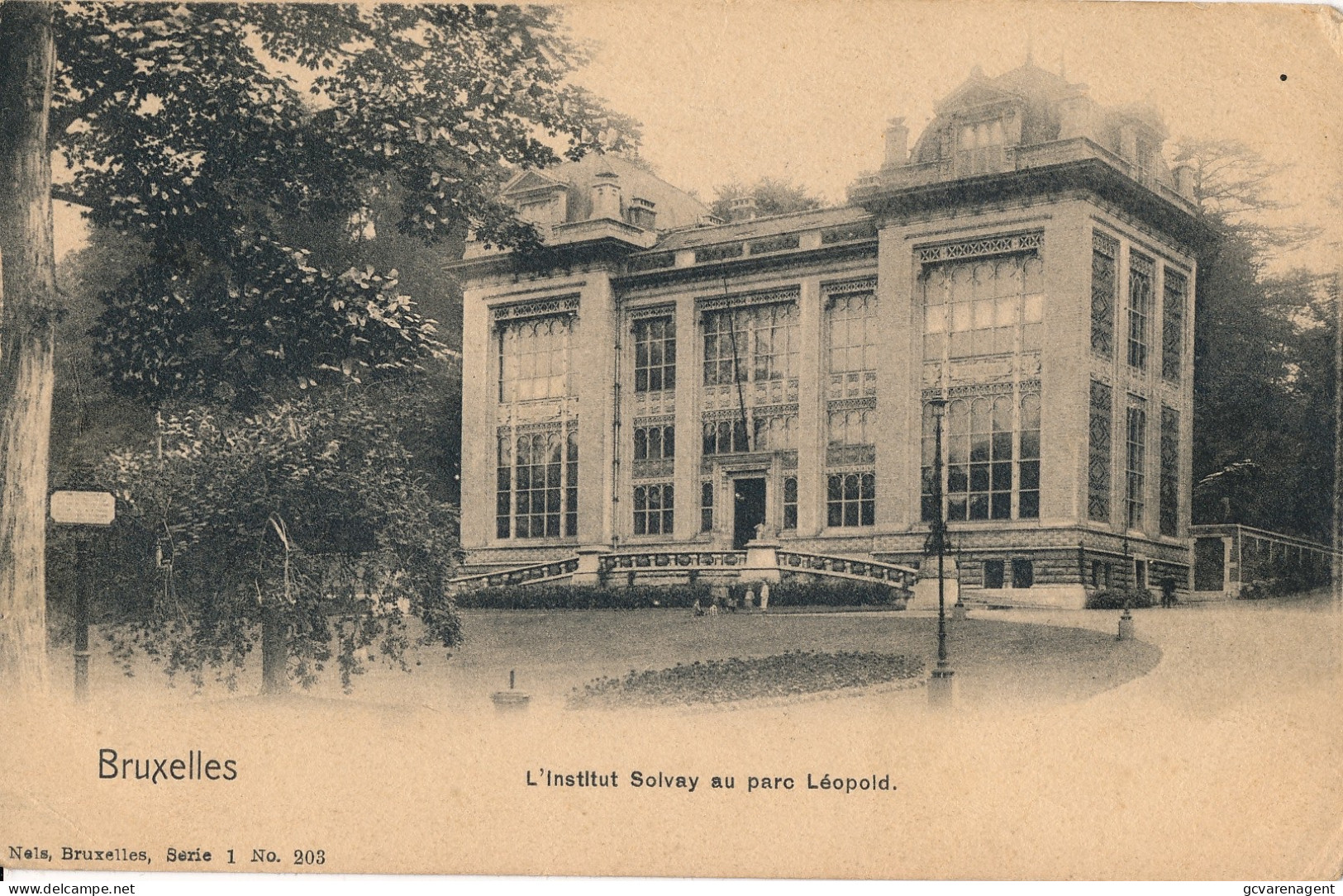 BRUXELLES  L'INSTITUT SOLVAY AU PARC LEOPOLD              VOIR IMAGES - Monuments