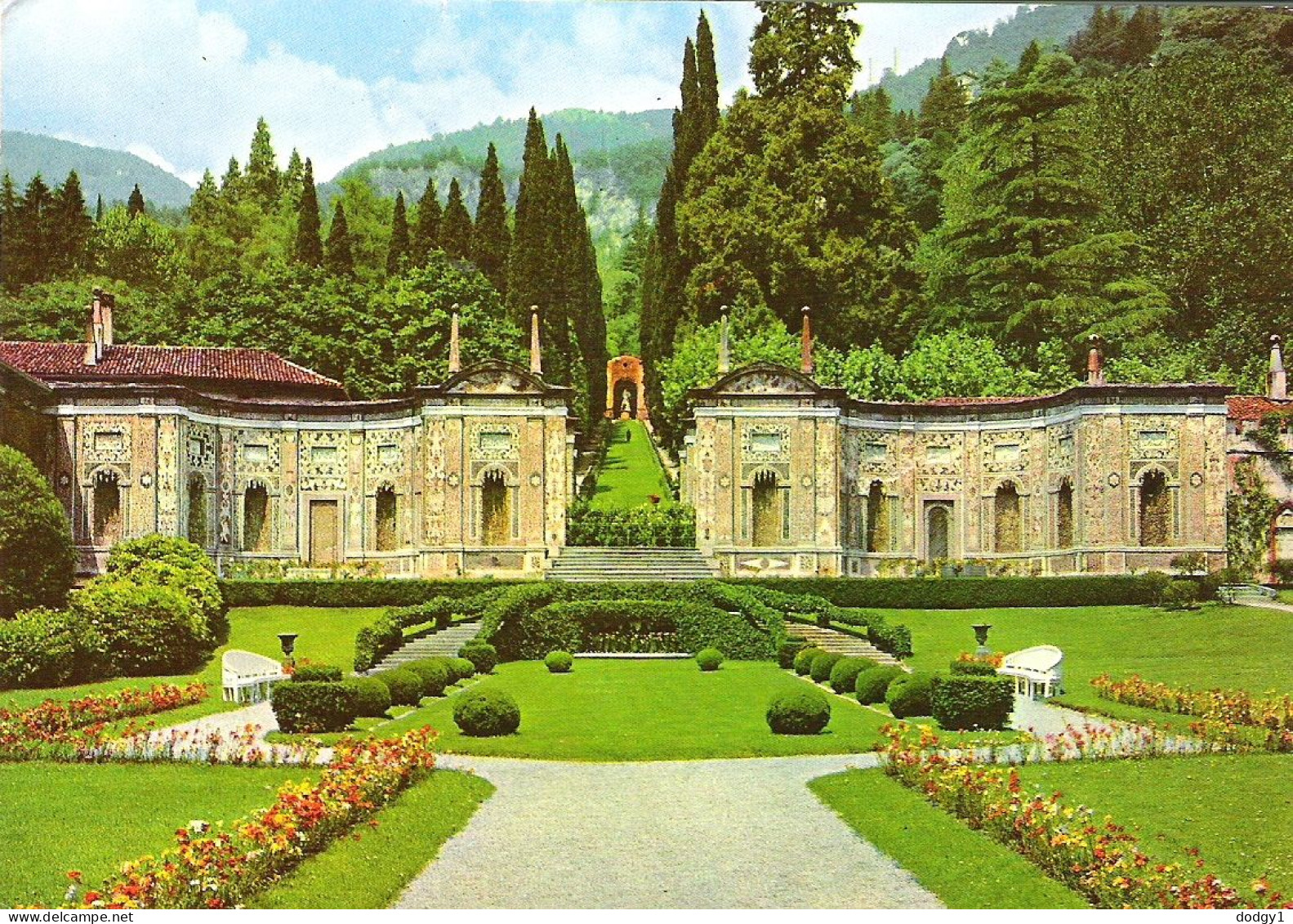 GRAND HOTEL, VILLA D'ESTE, CERNOBBIO, ITALY Circa 1961 USED POSTCARD M5 - Hotel's & Restaurants