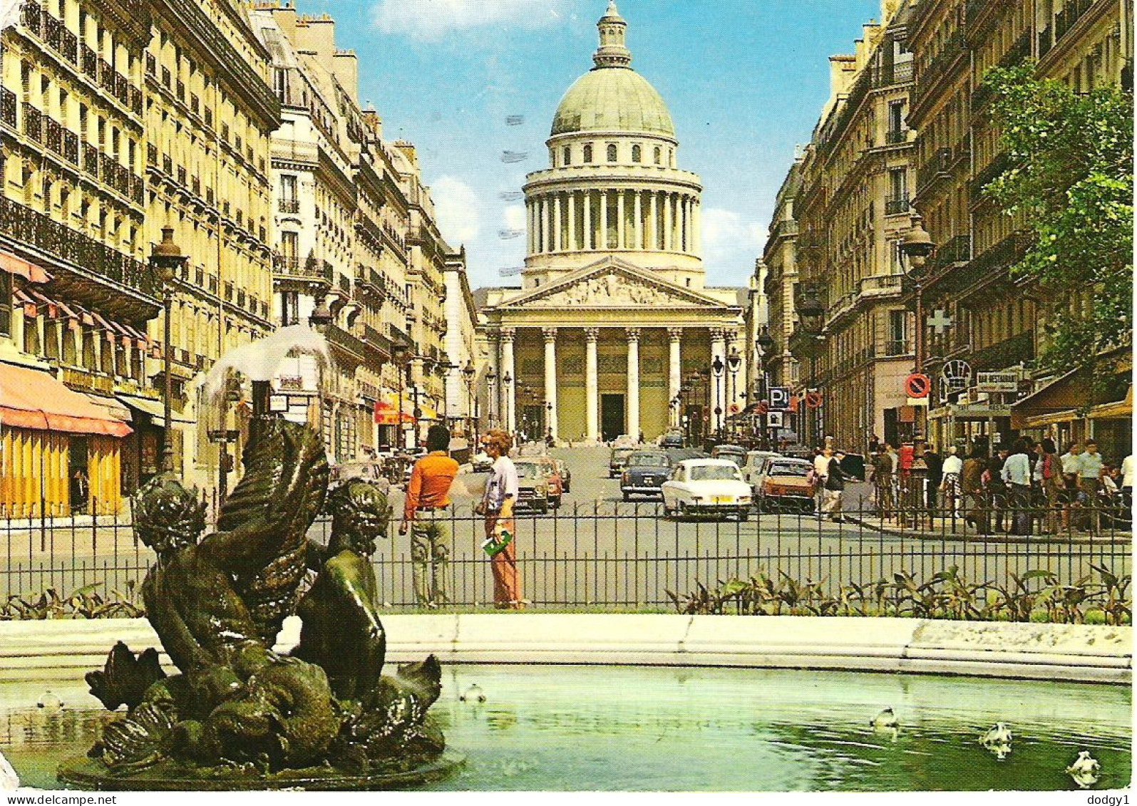 THE PANTHEON, PARIS, Circa 1984 USED POSTCARD M5 - Panthéon