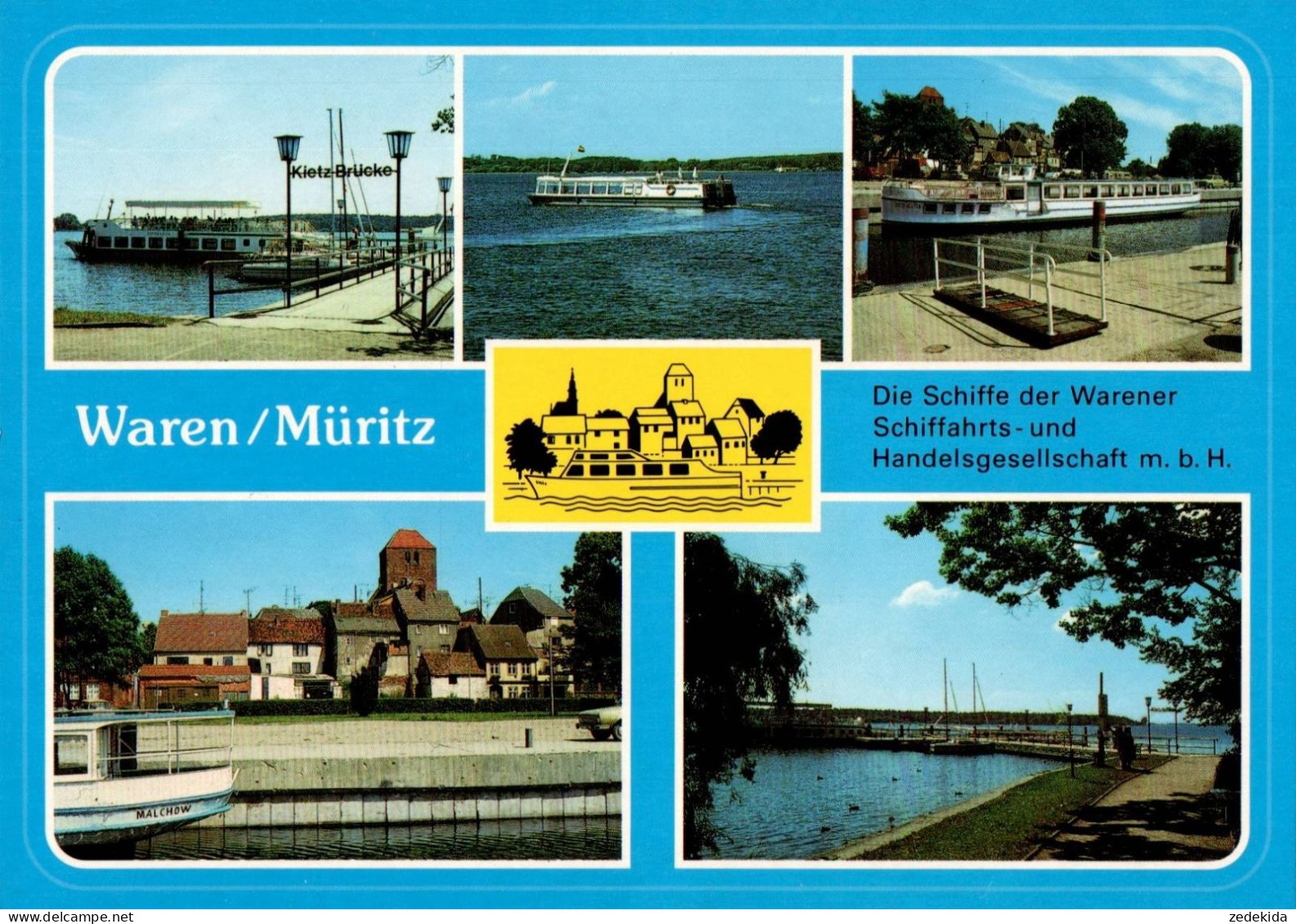 H1160 - TOP Waren Müritz - Bild Und Heimat Reichenbach Qualitätskarte - Waren (Müritz)
