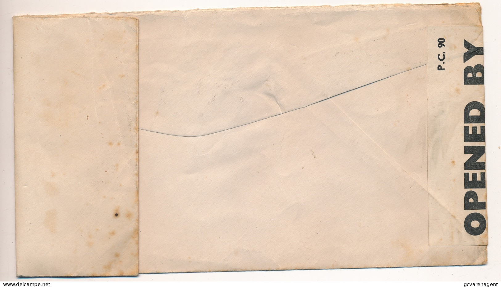 COVER 1942 WWII  OPENED  BY EXAMINER   TO  LONDON  ENGLAND                VOIR IMAGES - Cartas & Documentos