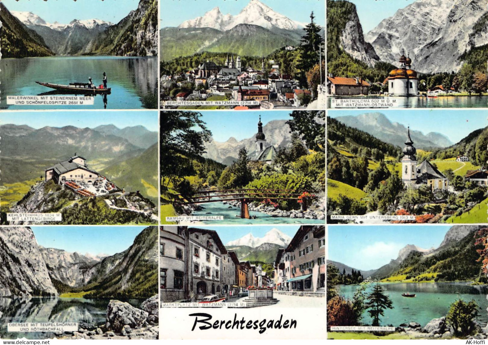 Berchtesgaden - Mehrbildkarte - Berchtesgaden