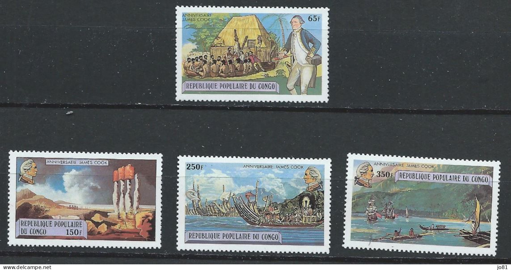 Congo-Brazzaville YT 534-537 Neuf Sans Charnière XX MNH - Ungebraucht