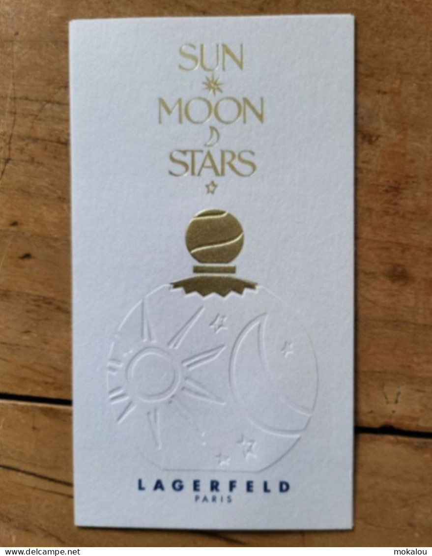 Carte Lagerfeld Sun Moon Star - Modernes (à Partir De 1961)