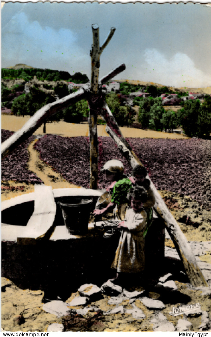 Algeria - Children At A Well - Kabylie - PC45 - Enfants