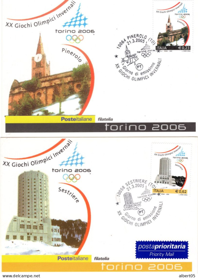 XX Giochi Olimpici Invernali Torino 2006 - - 2001-10: Storia Postale