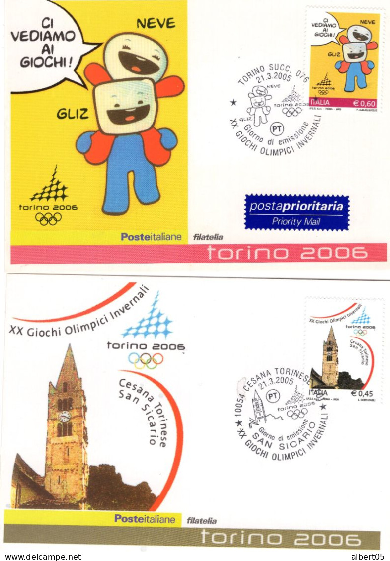 XX Giochi Olimpici Invernali Torino 2006 - - 2001-10: Poststempel